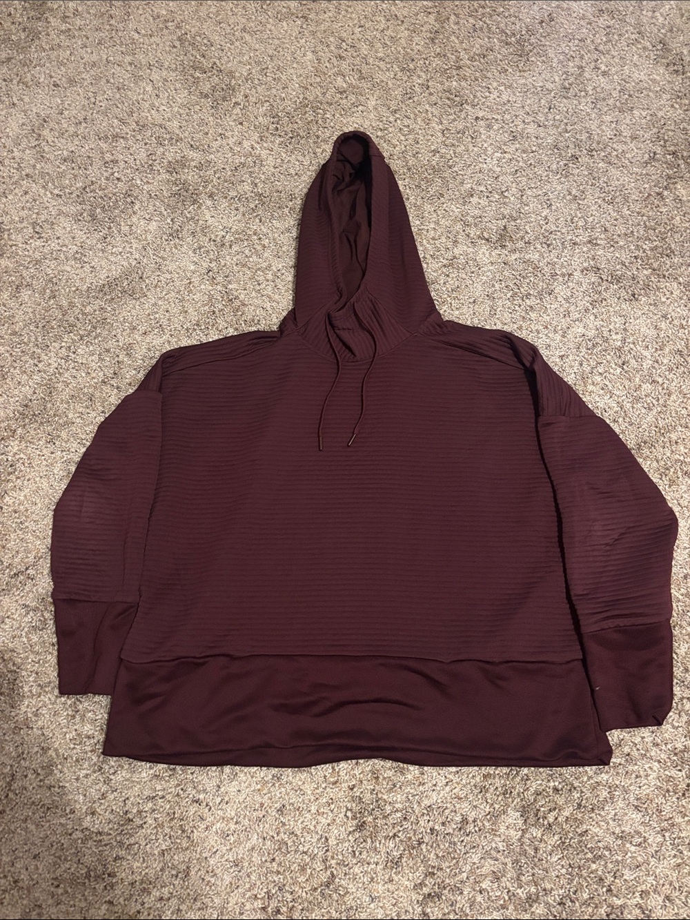 Nike Women's Maroon Hooded Sweatshirt